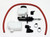 Wilwood compact remote mount clutch master cylinder kits are Precision-machined from high-strength aluminum. They include both small and large size reservoirs that can be mounted directly onto the master cylinder, or remotely mounted for more convenient service access.

Clutch Master Cylinder Outlet Size (in):1/8-27 in. NPT
Clutch Master Cylinder Material:Cast aluminum
Clutch Master Cylinder Finish:Black
Bore size of 3/4"
Master cylinder stroke of 1.2"