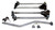 PARALLEL 4-LINK WITH PAN-HARD BAR (1.50" BARS)

In many applications, such as late model trucks, this configuration avoids interference between the upper bars and the OEM gas tank. The parallel 4 link is also slightly easier for the casual installer to visualize and install because there are fewer bar mounts to deal with... the frame brackets and axle brackets carry both upper and lower bars. (TIG weld)