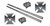 The iron cross: show your strength! Lay your truck out, support your rear end AND look good doing it! Includes enough that you can trim to fit your notch perfectly. 

Kit includes:

Cross-shape bag mounts with cross members

(2) .25” upper plates
(2) axle brackets
(2) 1.5” crossmembers (4’ long)