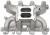 Want to keep the LS Swap in your muscle car or truck decidedly retro? You can keep your carburetor! This is the intake manifold that will get you one step closer to your desired goals....getting your vehicle running. This intake manifold has the complete intake section, which is dual plane and set up for a single carb.

Basic Operating RPM Range:1,500-6,500
Intake Manifold Height:4.950 in.
Intake Finish:Natural
Intake Material:Aluminum
EGR:No