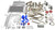 Twin Turbo LS1 Engine Swap Kit With Radiator for 68-72 Chevrolet Chevelle
Supports up to 1000 HP 

Turbo Header Kit Is Designed to Fit Aftermarket AC and Alternator Brackets that Mount These Accessories High on Both Left and Right Corner 

Includes:
Twin Turbo Header Kit, with Two GT35 T4 Turbo and 44MM V-band Wastegate (8 PSI)
Intercooler and Radiator Kit, with Mounting Brackets and Radiator Hard Pipe Kit
Intercooler Piping Kit and BOV
3" Turbo Downpipe

Downpipes DO NOT Fit Factory Transmission Mount Cross Member, Need to Use Our Transmission Mount.

T4 GT35 Turbo Charger x2
Twin Turbo Header Downpipe Kit x1
44MM 8Psi V Band Wastegate x2
T4 to 3" V-Band Cast Turbo Elbow Adapter x2
Oil Filter Sandwich and Oil Line Kit x1
Set of Vband Clamp x1
Twin Turbo Intercooler, with Mounting Brackets x1
Aluminum Intercooler Piping Kit x1
Set of Silicon Hose (Blue) x1
Set of Clamp x1
50mm Blow Off Valve x1
Mushroom Air Filter x2
3 Row Big Core Aluminum Radiator with Aluminum Hard Pipe Kit  x1
