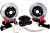 Position:Front
Front Rotor Included:Yes
Front Rotor Style:Cross-drilled/Slotted surface
Front Rotor Construction:Vented
 
Front Rotor Diameter:14.00 in./355.60mm
Front Rotor Thickness (in):1.150 in.
Rear Rotor Included:No
Front Caliper Included:Yes
ront Caliper Piston Quantity:Six
Front Caliper Material:Forged billet aluminum
Front Caliper Finish:Black powdercoated
Rear Caliper Included:No
Parking Brake Provision:No
Minimum Recommended Wheel Diameter (in):18 in.
Front Spindles Included:No
Master Cylinder Included:No
Brake Booster Included:No
Brake Hoses Included:Yes
Quantity: Sold as a kit.
Fits GM 5-lug CPP drop spindle 2WD 1/2 ton pickups. Requires the use of Classic Performance Products 2 in. drop spindles; uses Corvette C5/C6 front pads (FMSI# D0731). Includes stainless braided brake hoses and 6061-T6 billet machined hubs with Timken or SKF bearings installed. Hubs are pre-assembled with bearings, races, and studs, and packed with Redline synthetic grease.