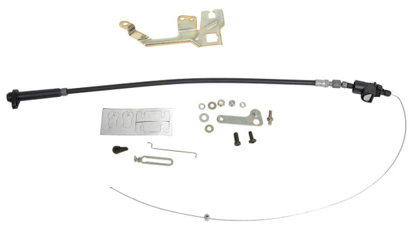 TCI Automotive TV cable corrector kits are the simplest way to ensure correct throttle valve cable adjustment. These easy-to-use cable kits feature durable steel construction and include parts needed for installation with popular 700R4 or 2004R transmissions. No modifications are needed, so the self-adjusting cable can be hooked up without removing the transmission. Kits are available for applications using either Holley or Edelbrock carburetors. Ensure exact shift points and the life span of your transmission with a properly adjusted throttle valve cable and TCI Automotive TV cable corrector kits.