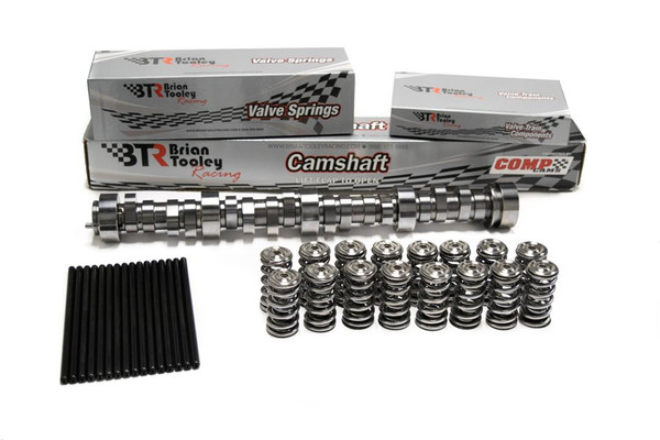 BTR Stage 2 LS1/LS2 camshaft. Includes steel retainers and black valve stem seals. Timing advanced 2 degrees (113+2 LSA).