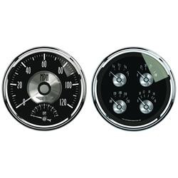 Gauges, Prestige, Fuel Level, Oil Pressure, Speedometer, Tachometer, Water Temperature, Voltmeter, Kit