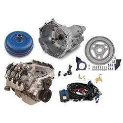 Engine and Transmission Combo, Connect and Cruise LS 376/515 HP, 6.2L, Long Block, 4L70E, Chevy, Small Block LS, Kit