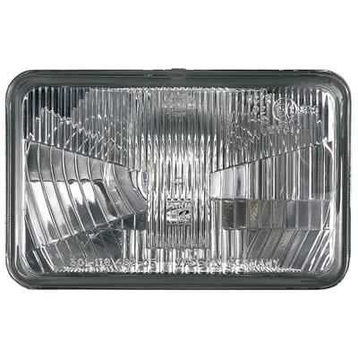 Headlight Assemblies, Vision Plus, Headlamp Conversion, Clear, Chrome, 4 x 6 1/2 in. Headlamp, Each