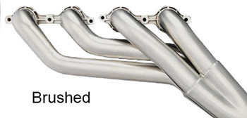 We have been working with Ultimate Headers to develop these awesome headers to work with our LS engine swap kits. They feature investment cast flanges that provide a custom look never available before. They are made from race proven 321 Stainless Steel tubing for light weight and durability. The 1 7/8" primary tubes have shown on the dyno that they will support nearly 600hp with virtually no disadvantage to long tube headers. They're available in a brushed satin finish, a mirror polish, or a black ceramic coating. They come with stainless bolts and washer, stainless gaskets, and investment cast collector flanges that are unwelded to give you installation options. If you're looking to give your project the sculpted elegance of a true work of art, these are the headers for you.