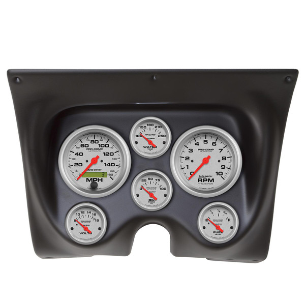 Instrument Cluster, Ultra-Lite Series, Tachometer, Speedometer, Fuel Level, Oil Pressure, Water, Volt, Kit
