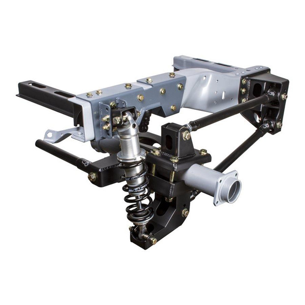 QuadraLink Rear Suspension, Weld-OnSteel, Black Powdercoated, Double Adjustable Shocks, Weld-In Axle Bracket, Chevrolet, GMC, Kit