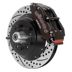 Disc Brake Kit, Superlite 6 Big Brakes, Front, Slotted/Drilled Rotor, 6-Piston Caliper, Black, GM, Kit