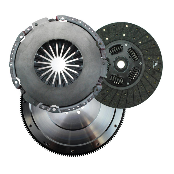 Clutch Kit, HDX, Organic, 12 in., 26 Spline, 8-Bolt Crankshaft, Chevrolet, LS, Kit
