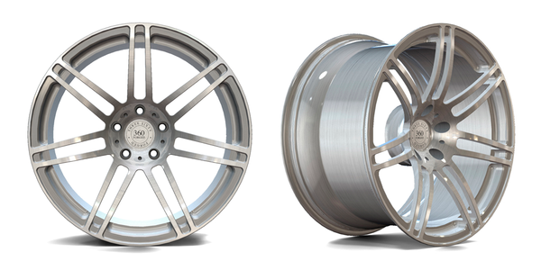 360 Forged Concave SPLIT 7- great concave look, custom built for your application. Once you place your order, we will initiate the size/offset needs for your car. These are custom built for your vehicle. Imagine the awesome stance your car will have with these wheels on your car. Order them staggered or square. Order today!

Price is per wheel. 19"-22"