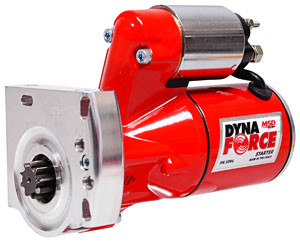 Gear reduction of 4.4:1 improves torque for great cranking
Three horsepower motor provides power for high compression engines
Ball bearing supported armature and pinion gear
Downsized design helps clearance issues with oil pans and exhaust
Mount can be clocked to assist in mounting