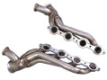 One Set of DIY LS1/LSx Twin Turbo Manifolds /Headers, With T3/T4 Turbo Flanges and 3"" SS U Tube

This is an Universal or DIY Turbo Header, Without Turbo Flange Welded.You Can Customize Your Turbo Setup Using These Headers. We Have Test Fitted Them with Pontiac GTO, Supra MK3, RX-7 FC, 240SX S13/S14. With Its Tight Bent Runner and Curved Upward Outlet, Should Fit Many Other LSx Twin Turbo Applications. It Clears Stock LS Motor Accessories, Such As Alternator, Water Pump etc.

You Can Also Modify Them to Make a Single Turbo Setup as Well.