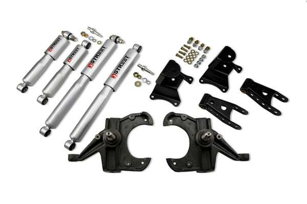 Belltech Lowering Kits With Street Performance Shocks
Stage 3 complete solution with Street performance shock absorbers

73-87 Chevrolet C10 (1" Rotor) 3" F/4" R drop W/ Street Performance Shocks
Please specify your vehicle to get more details and see if that product will work for you!