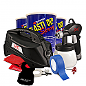 This is the kit used when a professional finish is desired to Dip your Truck or SUV. This Kit comes with the DYC DipSprayer™ System, 5 Gallons of Rubber Dip Spray (ready to spray) , a roll of Blue Tape, a DipWasher®, 2 DipYourCar.com Decals, a Mixing Stick, 1 Dip Guard, Paint Stir...