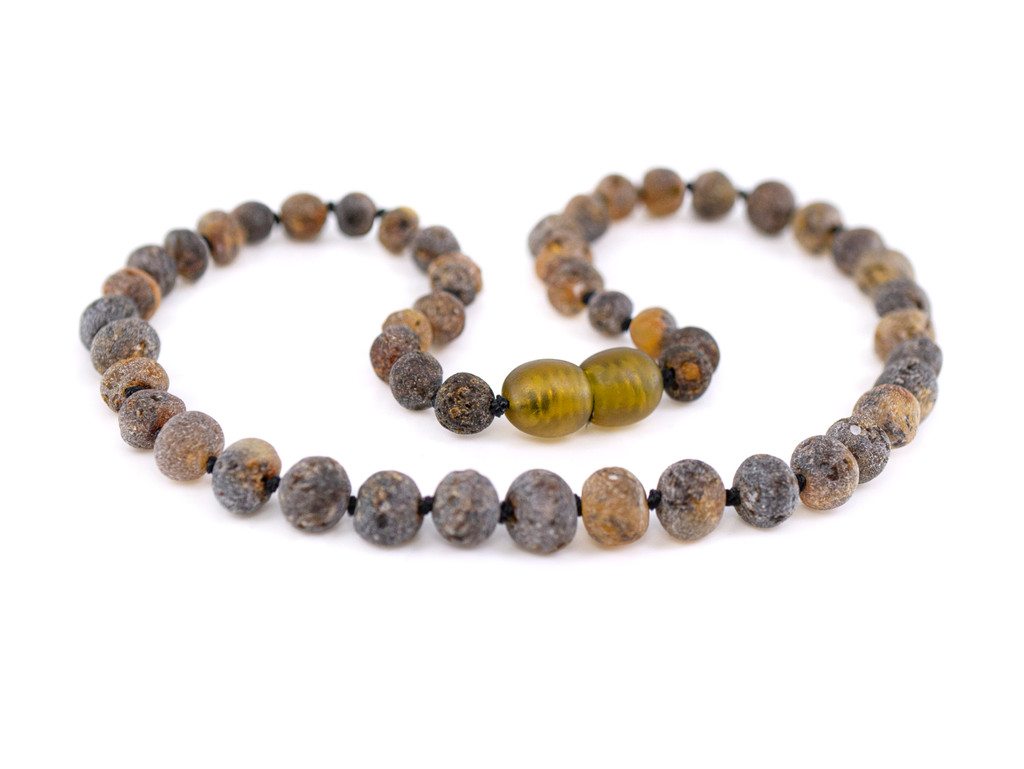 Kids’ natural Baltic amber teething necklace for sale