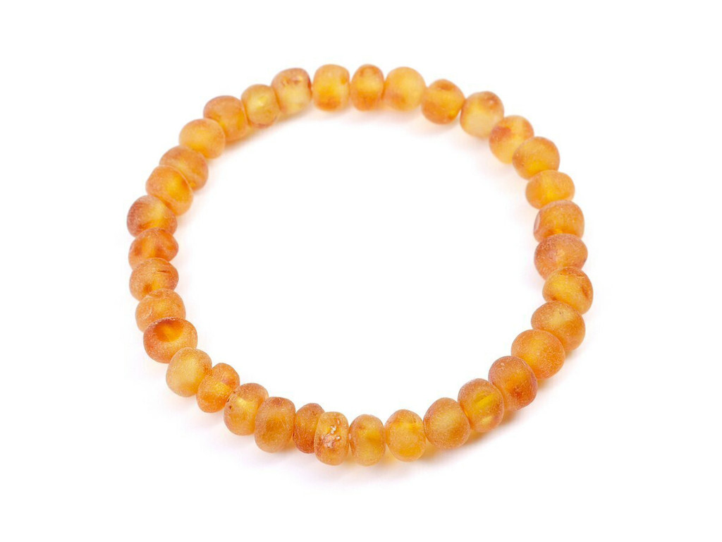 Handmade adult amber bracelet raw honey beads