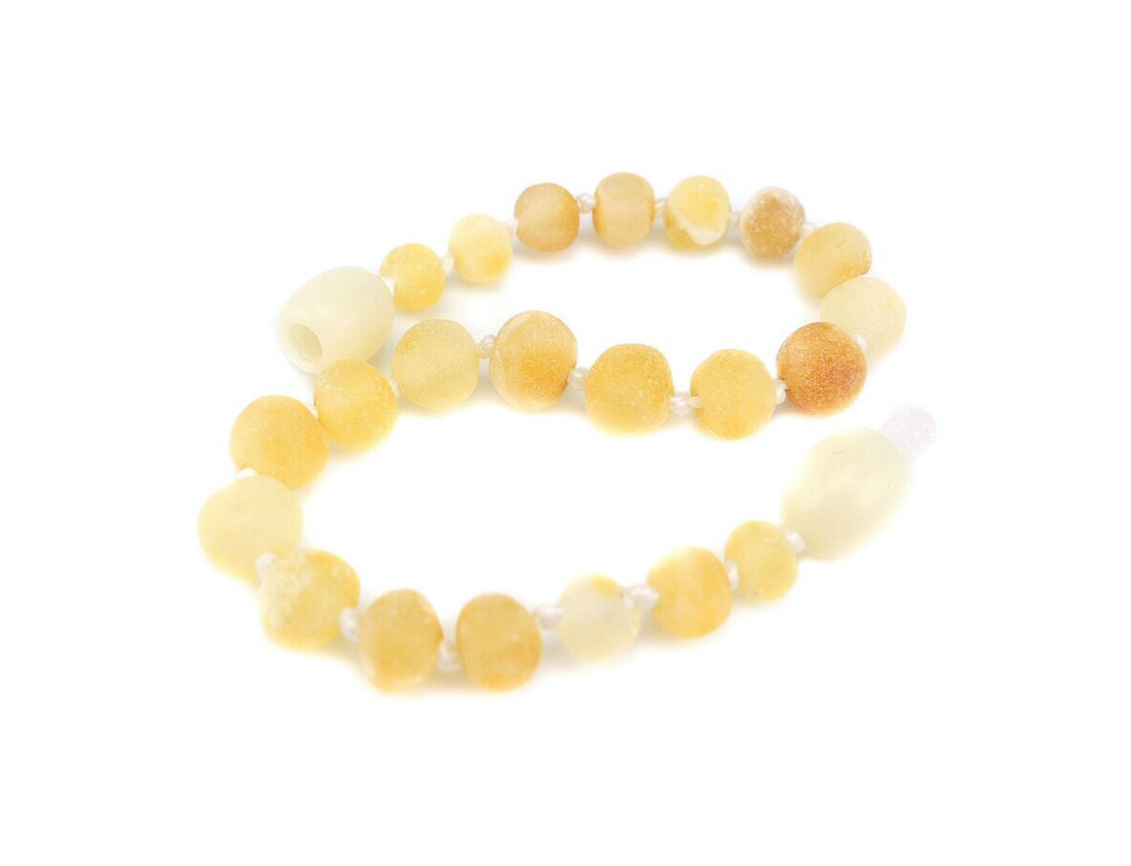 Butterscotch milky amber teething bracelet