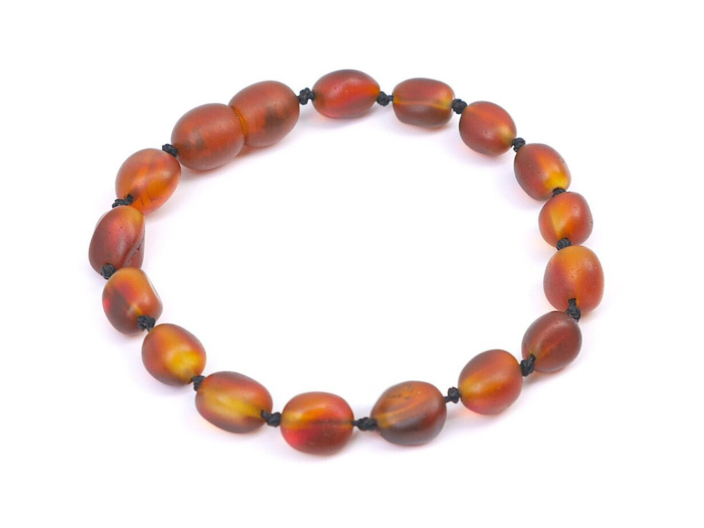 Eco friendly handmade cognac amber jewellery for teething Baltic origin