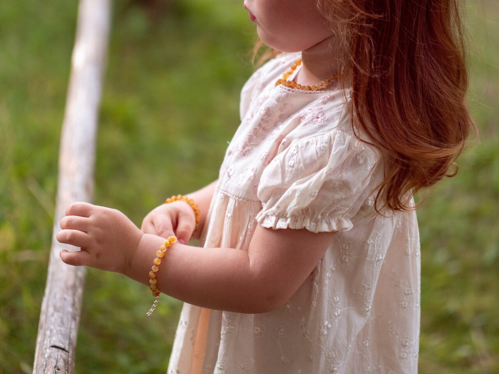 Amber teething bracelet UK