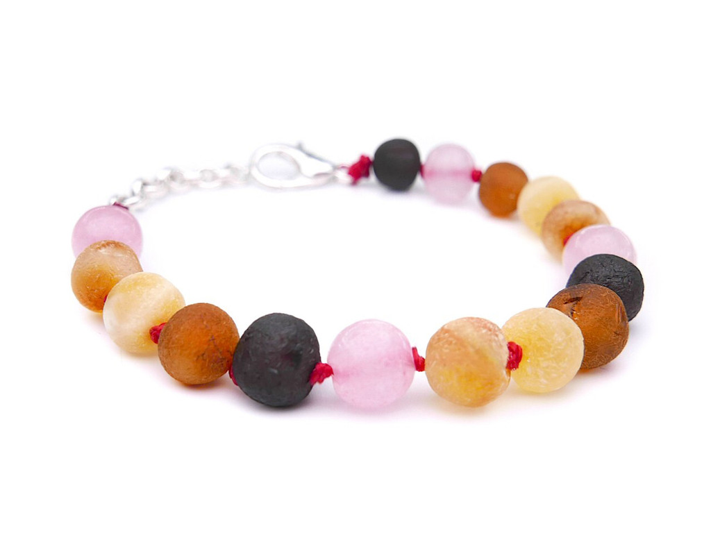 Adjustable Amber Teething Anklet 