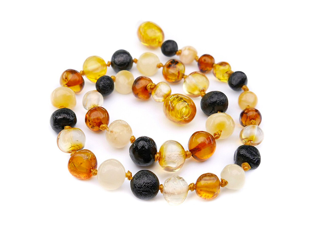 Adult amber anklet multicoloured