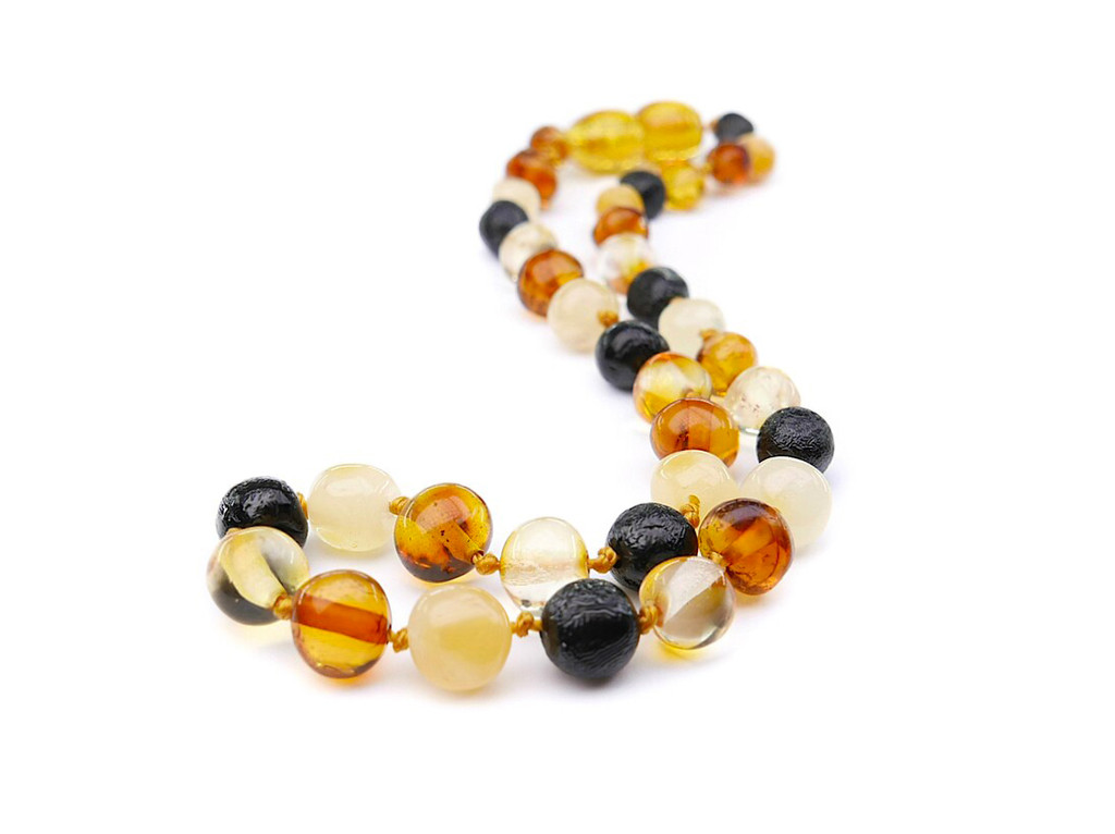 Adult amber anklet multicoloured