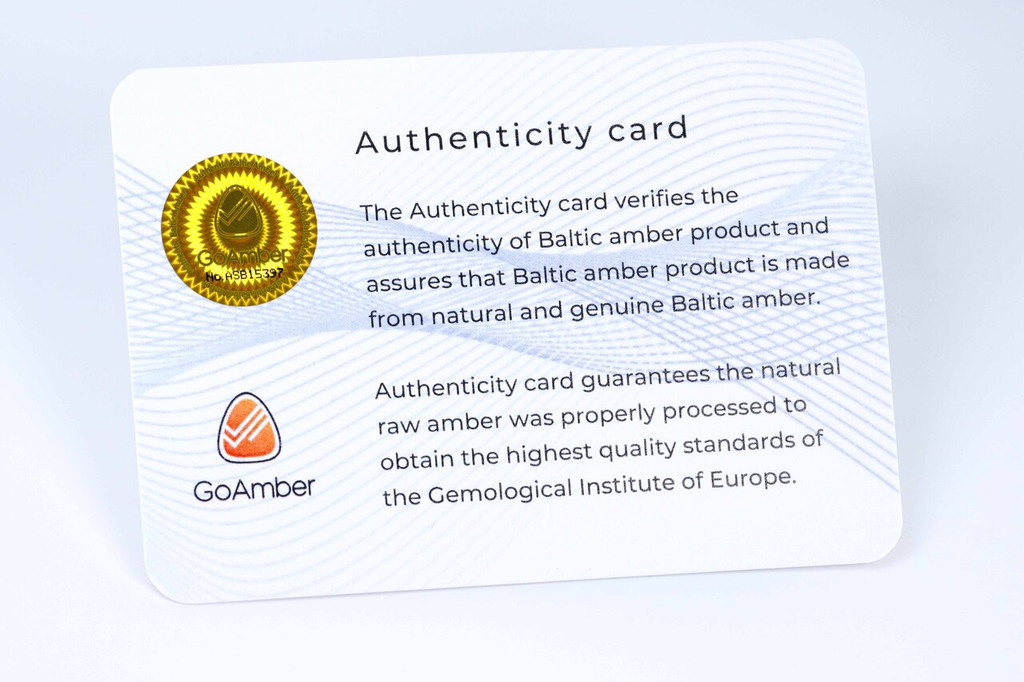 Adult amber anklet with certificate of authenticity UK, Ireland, United States, Canada, Australia