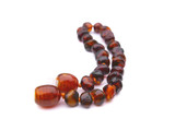 Baltic amber teething bracelet for children – handcrafted genuine amber jewellery UK