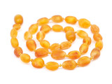 Kids Raw Unpolished Baltic Amber Teething Necklace – Natural Beads (Marylebone & Mayfair)