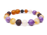 Phosphosiderite amber teething bracelet. Baby shop UK online