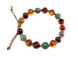 Colic and reflux adjustable amber bracelet for child