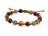 Best adjustable amber teething anklet or bracelet for little girl