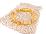 Natural amber teething and colic bracelet UK Baby store