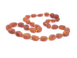 Cognac raw unpolished amber teething necklace