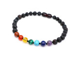 Adult Amber Bracelet with Chakra Gemstone Beads – Natural Healing Jewellery with Benefits and Customer Reviews
