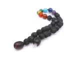 Women’s Baltic Amber Bracelet with Chakra Gemstone Beads – Natural Wellness Jewellery for Balance and Energy | Available in Scotland, Wales & England
