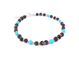 Dark cherry turquoise beads adult amber bracelet shop