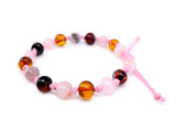 Natural authentic Baltic amber teething, reflux & colic adjustable amber beads for 3 month old baby 