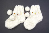 Merino wool baby socks with Baltic amber (Yellow)