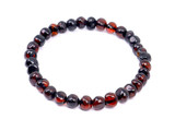 Adult amber bracelet dark cherry beads UK online shopping 