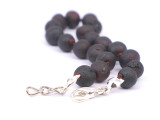 Premium Baltic amber teething jewellery for kids with natural raw cherry beads 