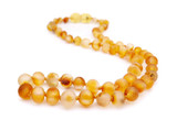 Maximum strength honey raw amber teething, reflux and colic necklace