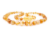 Maximum strength honey raw amber teething, reflux and colic necklace