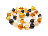 Adult amber anklet multicoloured