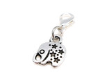 Elephant Good Luck Charm for Amber Bracelets and Anklets – Charming elephant-shaped jewellery accessory traditionally associated with protection, patience and prosperity, perfect for personalising kids Baltic amber teething jewellery