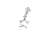 Reversible Star Charm – Decorative Baltic Amber Jewellery Accessory – Charming double-sided star pendant symbolising hope, inspiration and good fortune, perfect for personalising baby & adult Baltic amber jewellery