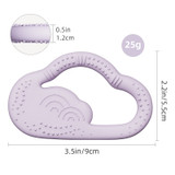 soft silicone teething toy for babies fridge safe teether